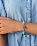 Paparazzi "Western Welcome" Blue Bracelet Paparazzi Jewelry