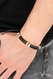 Paparazzi "Wild Wanderer" Black Mens Bracelet Unisex Paparazzi Jewelry