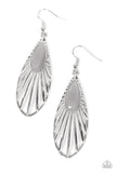 Paparazzi "WING-A-Ding-Ding" Silver Earrings Paparazzi Jewelry