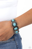 Paparazzi "World Traveler" Blue Bracelet Paparazzi Jewelry