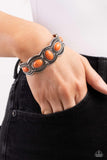 Paparazzi "World Traveler" Orange Bracelet Paparazzi Jewelry