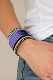 Paparazzi "MERMAIDS Have More Fun" Blue/Purple 077XX Wrap Bracelet Paparazzi Jewelry
