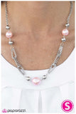 Paparazzi "Calm and Connected" Pink Necklace & Earring Set Paparazzi Jewelry
