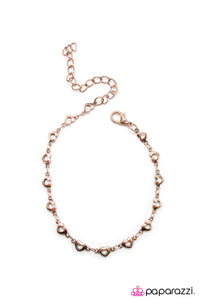 Paparazzi "Sweet Romance" Copper Bracelet Paparazzi Jewelry