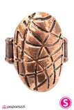 Paparazzi "The Tortoise and the Hare" Copper Etched Design Ring Paparazzi Jewelry
