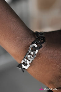 Paparazzi "HEX Marks The Spot!" Black Bracelet Paparazzi Jewelry