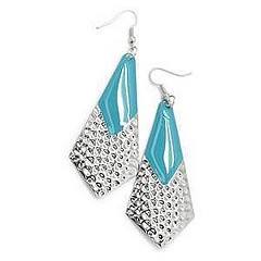 Paparazzi "Mermaid Melody" Blue Earrings Paparazzi Jewelry