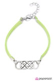 Paparazzi "For All Time" Green Bracelet Paparazzi Jewelry