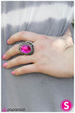 Paparazzi "Queen Of The Castle" Pink Ring Paparazzi Jewelry