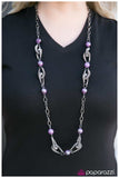 Paparazzi "A Spring in My Step" Purple Necklace & Earring Set Paparazzi Jewelry