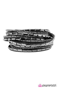 Paparazzi "Gimme Some Sugar" Silver Wrap Bracelet Paparazzi Jewelry