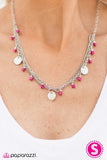 Paparazzi "Marina Bay" Pink Necklace & Earring Set Paparazzi Jewelry