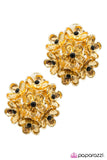 Paparazzi "May I Have This Dance?"Gold Clip-On Earrings Paparazzi Jewelry
