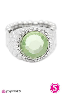 Paparazzi "What A Girl Wants" Green Ring Paparazzi Jewelry