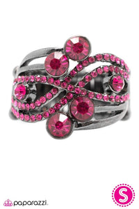 Paparazzi "Don't Forget To Sparkle!" Pink Ring Paparazzi Jewelry