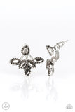 Paparazzi "A Force To Beam Reckoned With" Silver Post Earrings Paparazzi Jewelry