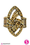 Paparazzi "Game Time" Brass Ring Paparazzi Jewelry