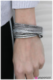 Paparazzi "Do The Hustle" Silver 007XX Wrap Bracelet Paparazzi Jewelry