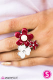 Paparazzi "Country Love Song" Red Ring Paparazzi Jewelry