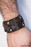 Paparazzi "Hit List" Brown Urban Bracelet Unisex Paparazzi Jewelry