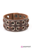 Paparazzi "Touchdown" Brown Urban Bracelet Unisex Paparazzi Jewelry