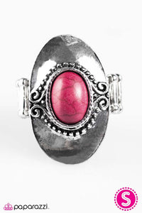 Paparazzi "Third Rock From The Sun" Pink Ring Paparazzi Jewelry