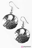 Paparazzi "SHIMMER Me Timbers" Silver Earrings Paparazzi Jewelry