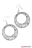 Paparazzi "The Rising Sun" Silver Tone Tribal Sunburst Earrings Paparazzi Jewelry