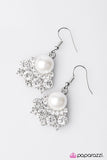 Paparazzi "Tarte It Up" White Earrings Paparazzi Jewelry