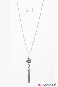 Paparazzi "Gypsy Daydream" Green Necklace & Earring Set Paparazzi Jewelry