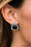 Paparazzi "Its All About Etiquette" Black Post Earrings Paparazzi Jewelry