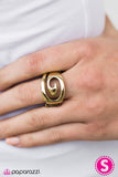 Paparazzi "Supernova" Brass Ring Paparazzi Jewelry