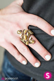 Paparazzi "Luster For Life" Brass Ring Paparazzi Jewelry
