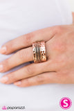 Paparazzi "Plate Tectonics" Copper Ring Paparazzi Jewelry