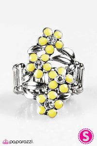 Paparazzi "Spring Delight" Yellow Ring Paparazzi Jewelry