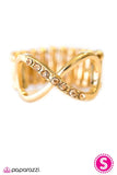 Paparazzi "Forever and Ever" Gold Ring Paparazzi Jewelry