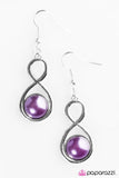 Paparazzi "Musical Muse" Purple Earrings Paparazzi Jewelry