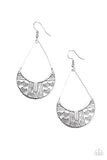 Paparazzi VINTAGE VAULT "Trading Post Trending" Silver Earrings Paparazzi Jewelry