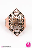 Paparazzi "Adorably Adobe" Copper Ring Paparazzi Jewelry