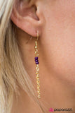 Paparazzi "Counting CHAINS" Purple Necklace & Earring Set Paparazzi Jewelry