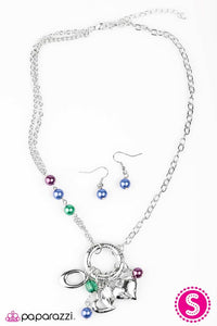 Paparazzi "The Charmed Life" Multi 083XX Necklace & Earring Set Paparazzi Jewelry