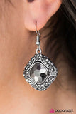 Paparazzi "Romance In The Park" Silver Earrings Paparazzi Jewelry