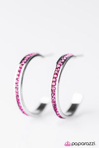 Paparazzi "Glitter Glam" Pink Earrings Paparazzi Jewelry