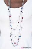 Paparazzi "Can't Stop the Feeling" Multi Necklace & Earring Set Paparazzi Jewelry
