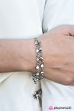 Paparazzi "FIERCE and Foremost" White Bracelet Paparazzi Jewelry