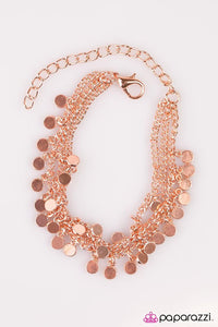 Paparazzi "Perfect CHIME-ing" Copper Bracelet Paparazzi Jewelry
