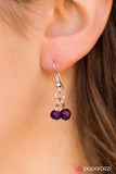 Paparazzi "Take Five!" Purple Necklace & Earring Set Paparazzi Jewelry