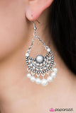 Paparazzi "Opulent Orchards" White Earrings Paparazzi Jewelry