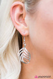 Paparazzi "Let There Be FLIGHT!" Silver Feather Design Earrings Paparazzi Jewelry