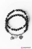 Paparazzi "Choose Love" Black Bracelet Paparazzi Jewelry